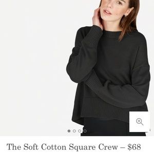 Everlane Soft cotton crew sweater